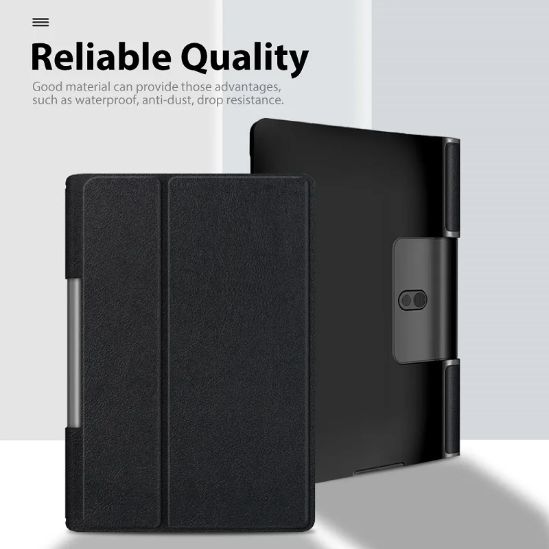 Ультратонкий чехол подставка из искусственной кожи для планшета lenovo Yoga tab 5 X705F 2019