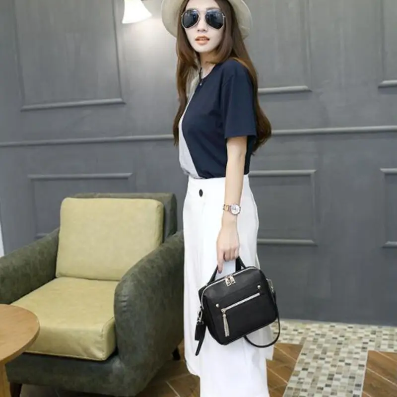 

2020 New Tassel Fashion Pu Leather Solid Women Handbags Hotsale Ladies Shopping Bag Casual Shoulder Messenger Crossbody Bags