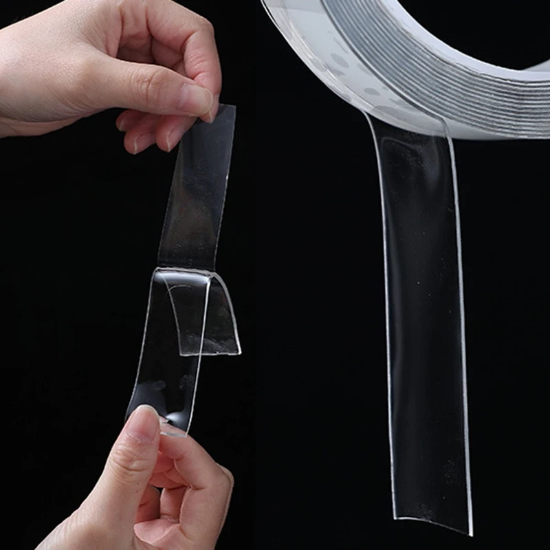 1 м/2 см/3 м/5 м нано волшебная лента двухсторонняя прозрачная не оставляющая следов