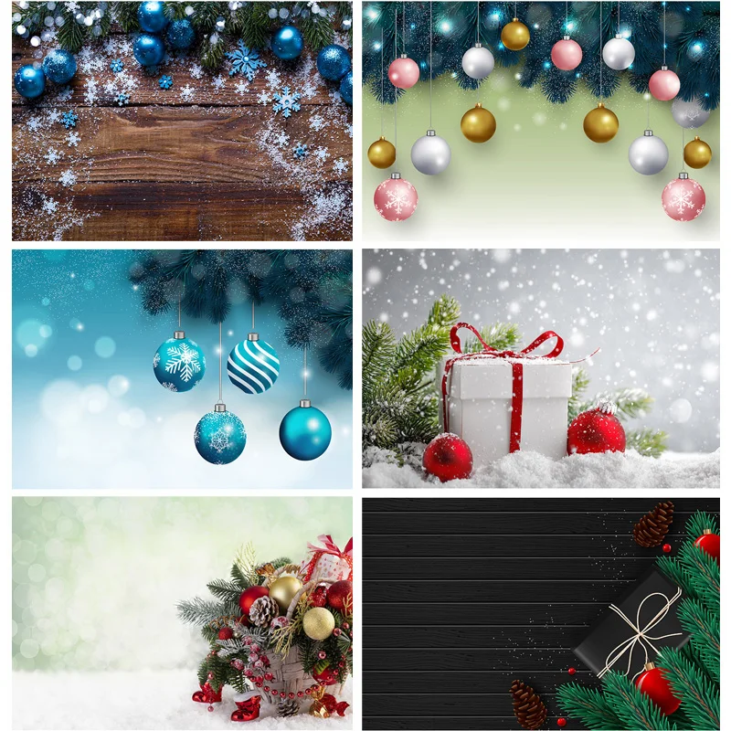 

Vinyl Custom Christmas Theme Photography Background Children Portrait Backdrops For Photo Studio Props 21520 OOM-01