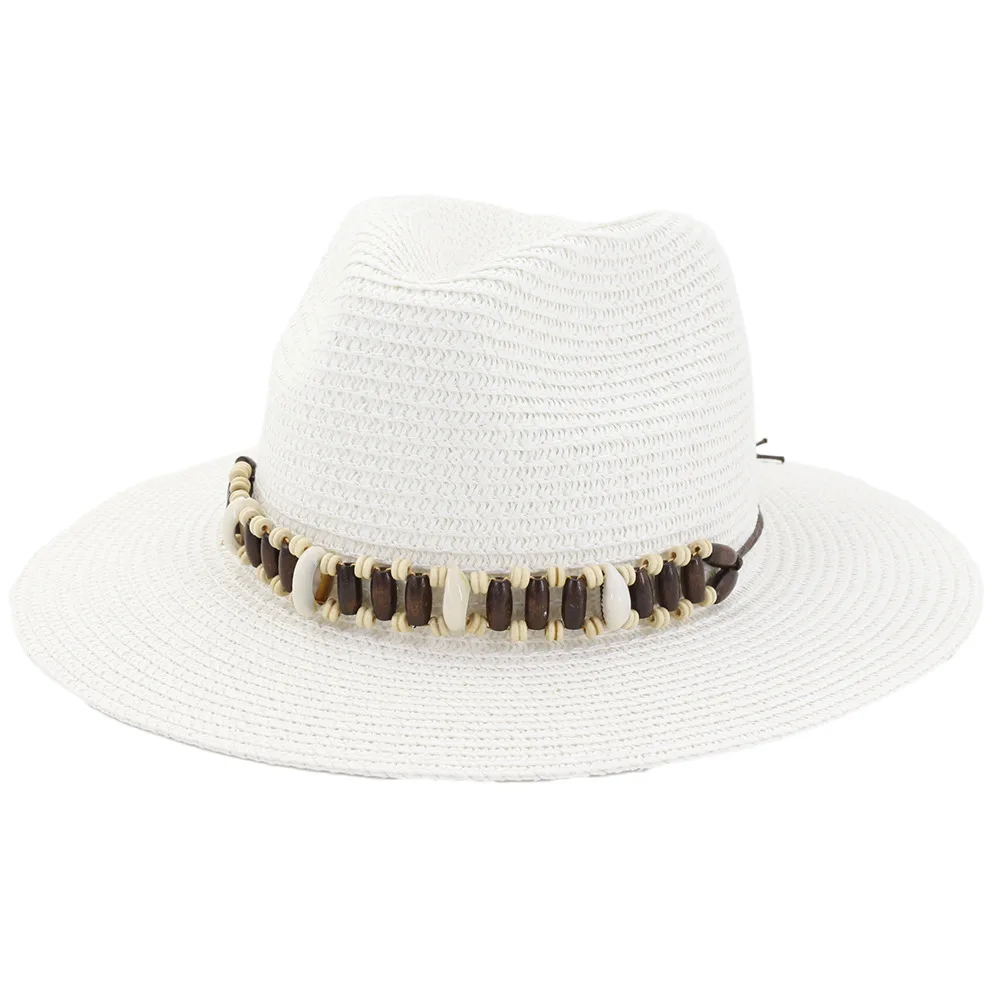 Летние пляжные break Защита от солнца в виде ракушки шарик соломенная шляпа Кепка