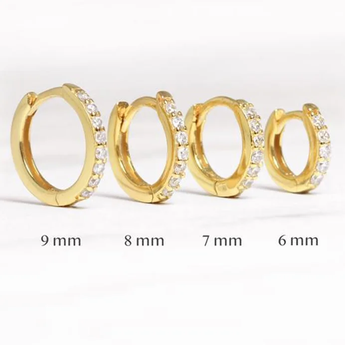 

2021 Hoop Earrings for Women/Men Small Earrings Ear Bone Tiny Ear Nose Ring Girl Aretes Ear Hoops Sterling Silver Jewelry