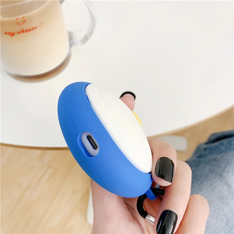 3D милые японские Мультяшные Doraemon корпусы гарнитурные для Apple Airpods 1/2 Милые силиконовые ударопрочный наушник крышка аксессуары
