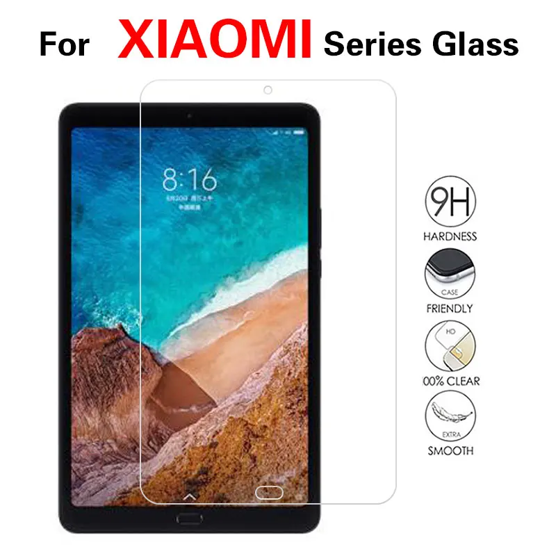 

Взрывозащищенная пленка из закаленного стекла для Xiaomi Mi Pad 4 Plus 10,1 дюйма, Защитное стекло для планшета, прозрачное переднее покрытие + ткань
