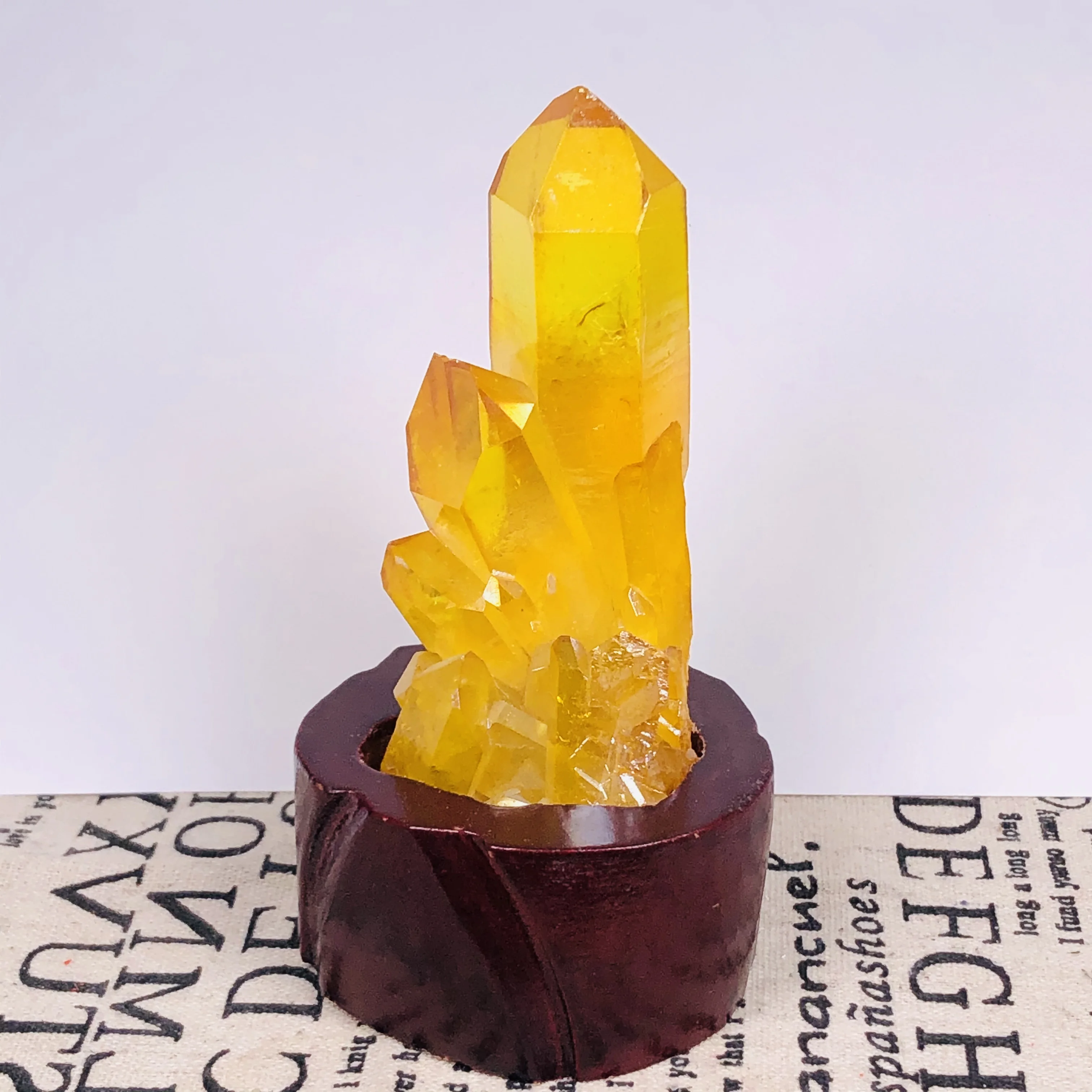 

Beautiful Aura Crystal Cluster Angel Aura Titanium Quartz Crystal Stunning Rainbow Specimen Minerals Reiki Healing Chakra