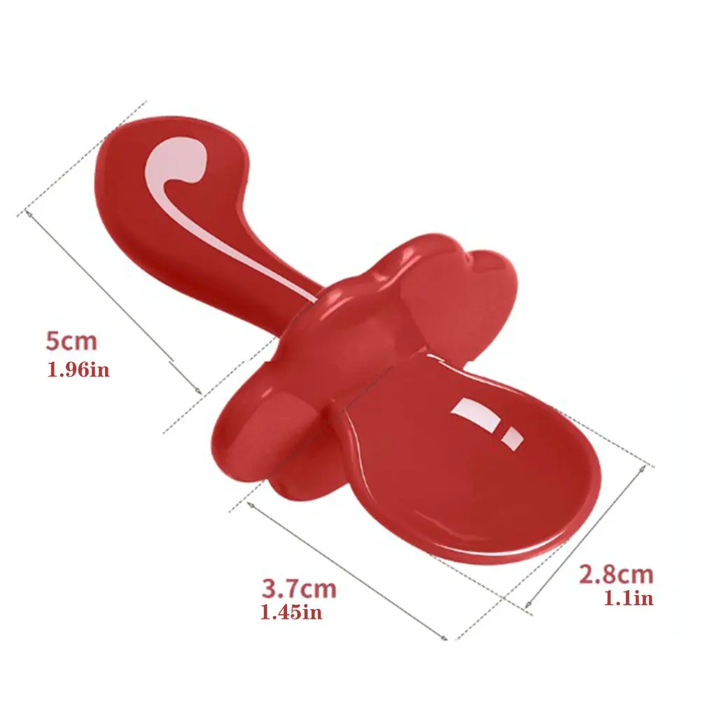 

2Pcs Bendable Baby Feeding Spoon Fork Set Toddler Infant Food Learning Tableware Flatware Silicone Kids Cutlery