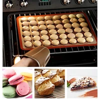4129cm non stick macaron mat silicone baking mat rolling dough mat cake sheet baking pastry tool
