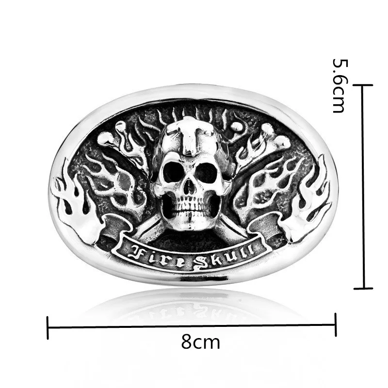 Для мужчин 'пряжка на ремешке череп полые пряжка для плотника механик ковбой и