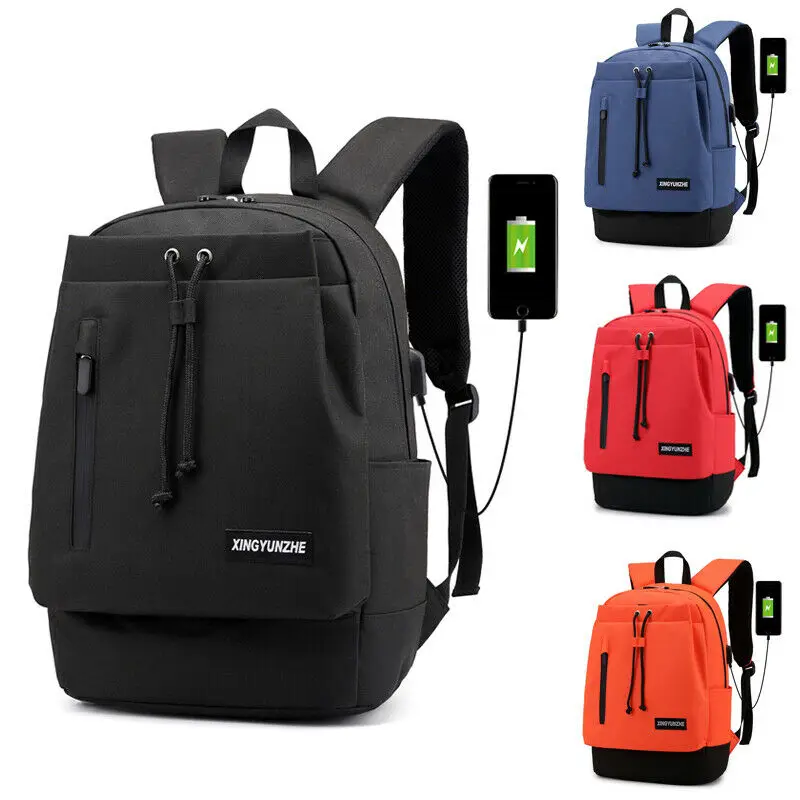 Водонепроницаемый рюкзак для женщин мужские школьные сумки модные USB зарядка
