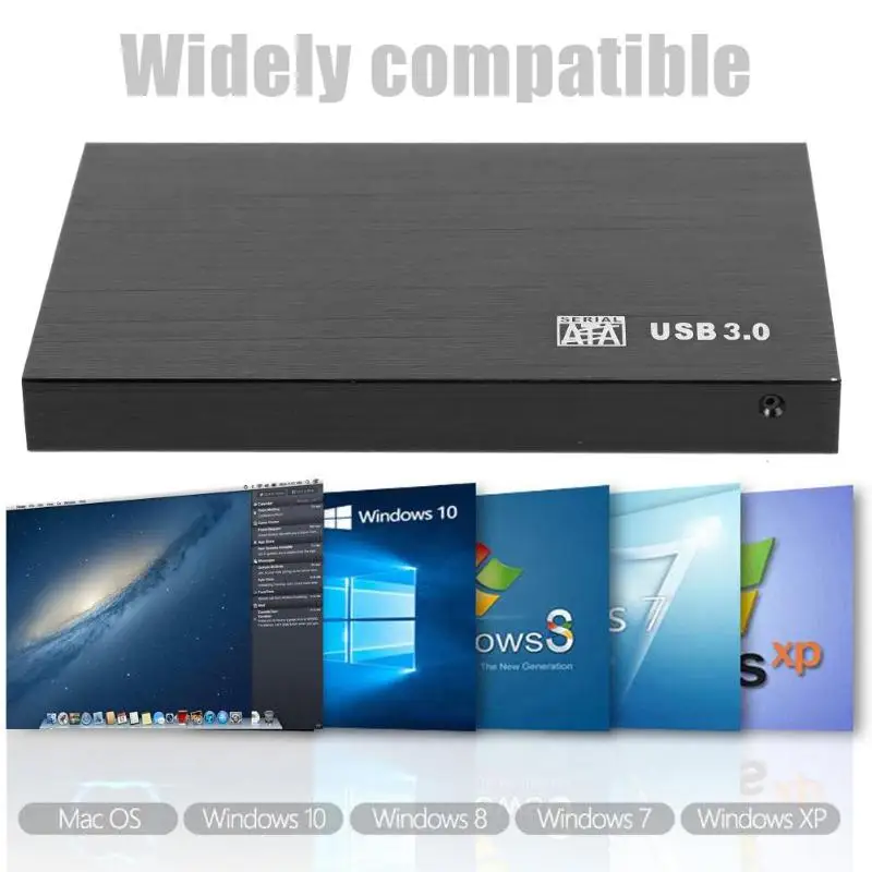 2,5 дюймов корпус жесткого диска SATA к USB 3,0 HDD корпус для SSD диск HDD коробка USB3.0 корпус HD внешний жесткий диск корпус