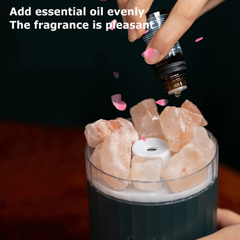 

Portable Crystal Aromatheraphy Humidifier USB Wireless Aroma Essential Oil Diffuser Air Humidificador with Atmosphere Lamp Home