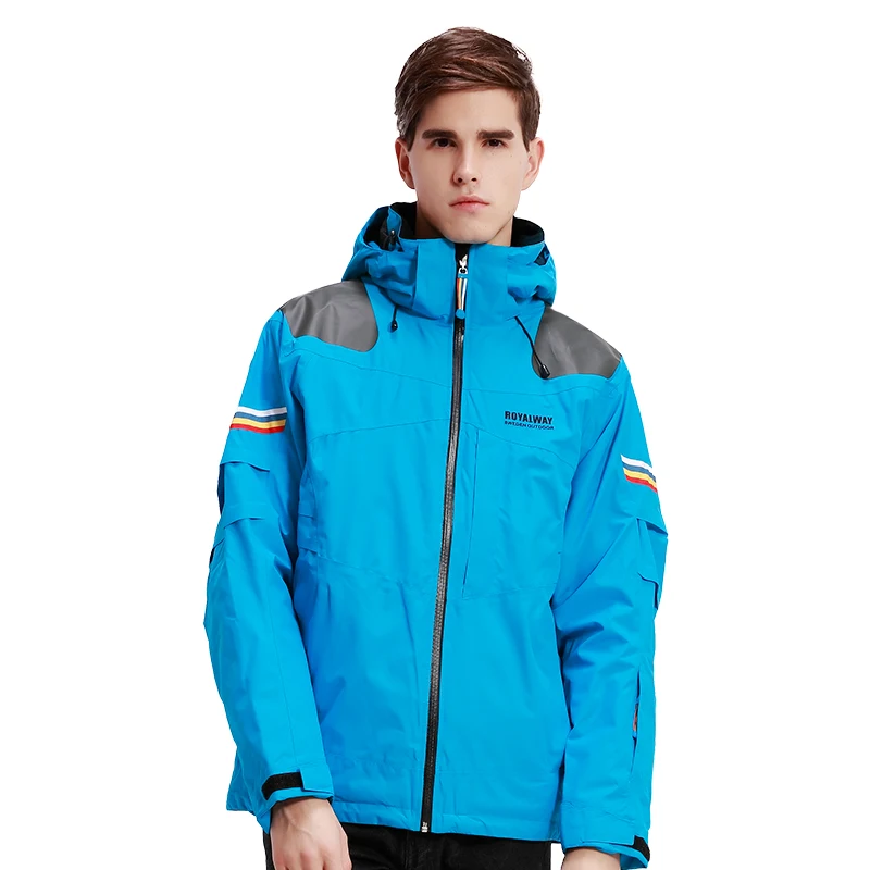 ROYALWAY лыжный костюм для мужчин зимний теплый ветрозащитный водонепроницаемый