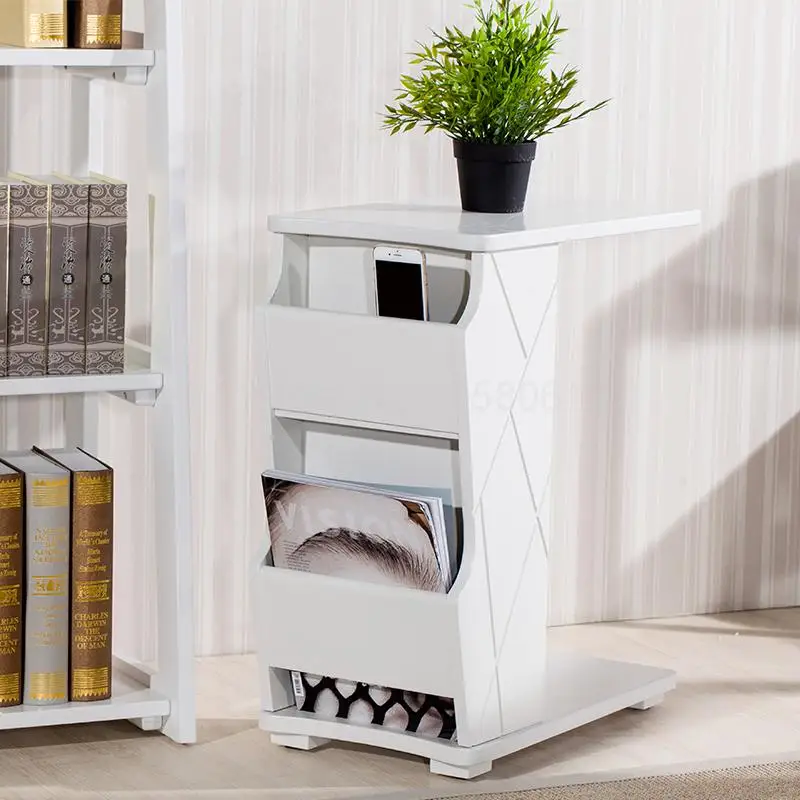 A few corners of the sofa can be moved multi-function storage side table bedroom bedside computer |
