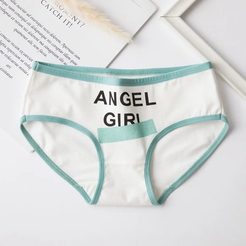 

Casual Briefs Female Underpants Panties for Women Cotton Sexy Lingerie Print Letters Underwear Girl Ladies Panty