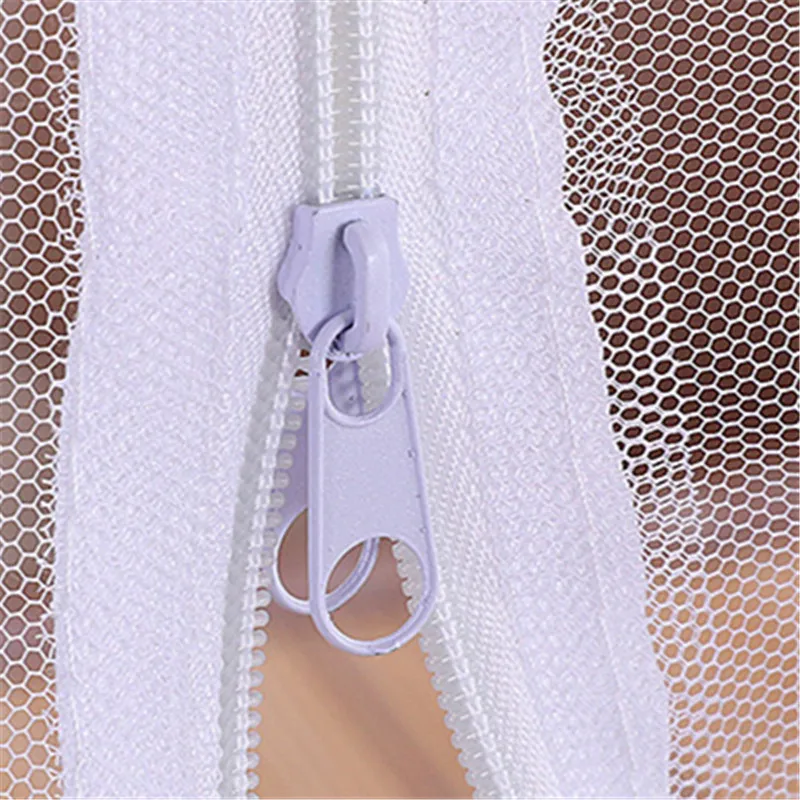 Складная москитная сетка монгольской юрты сине фиолетовая двойная для кровати