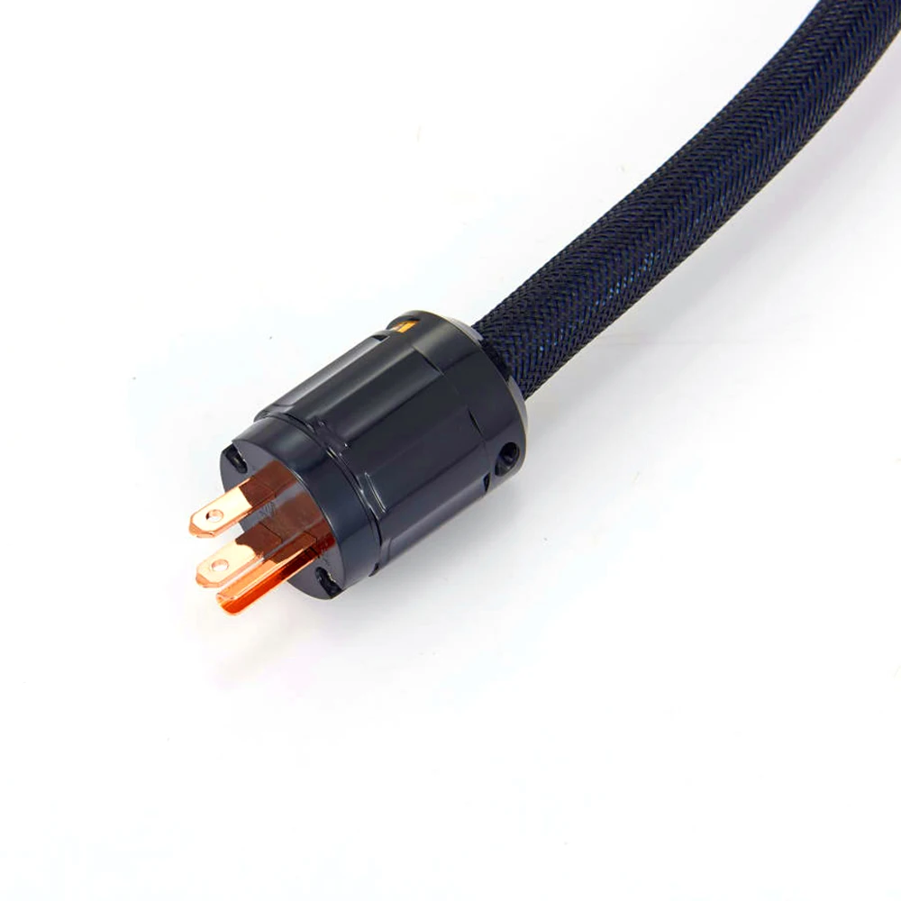 Hi Fi Кабель питания из чистой меди с серебряным покрытием стандарта США со
