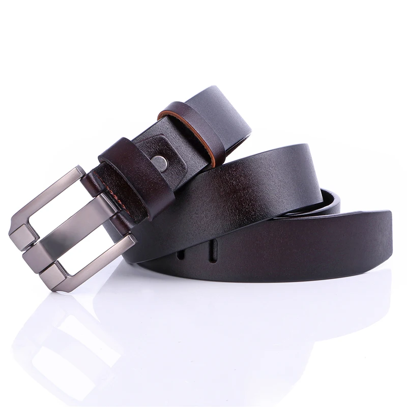 Новый дизайн мужские ремни из натуральной коровьей кожи ремень с пряжкой для