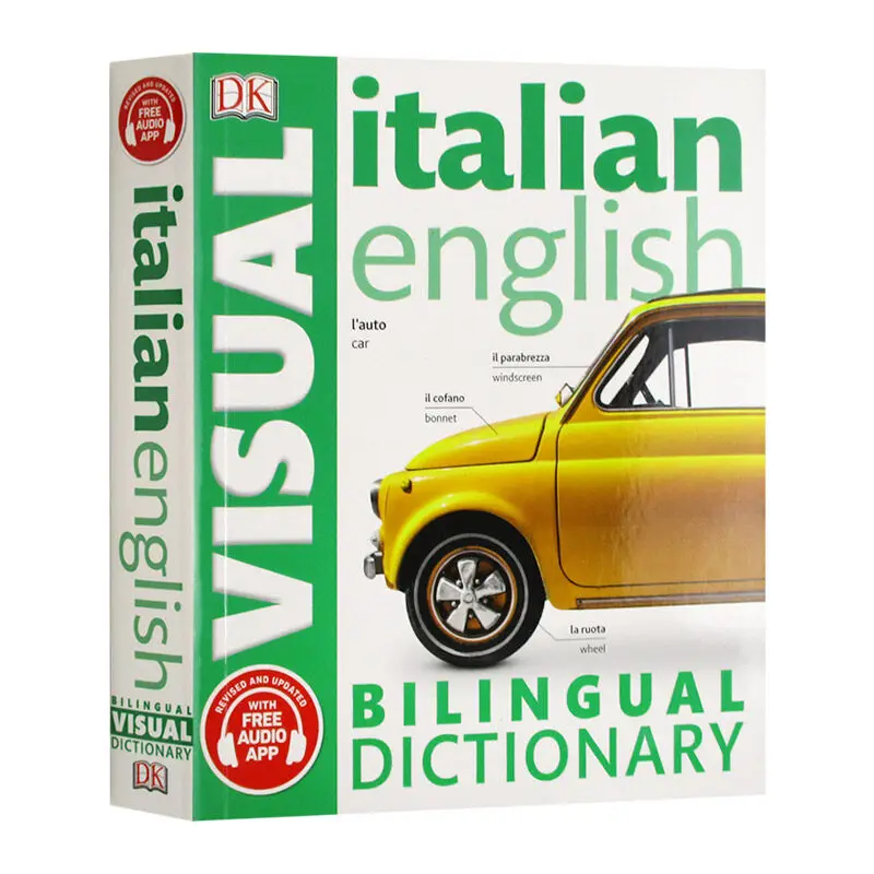 

Italian English Bilingual Visual Dictionary Original Language Learning Books