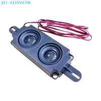 8r 10w 4515021mm multimedia double speaker for advertising with wire embedded box loudspeaker pu edge black cap
