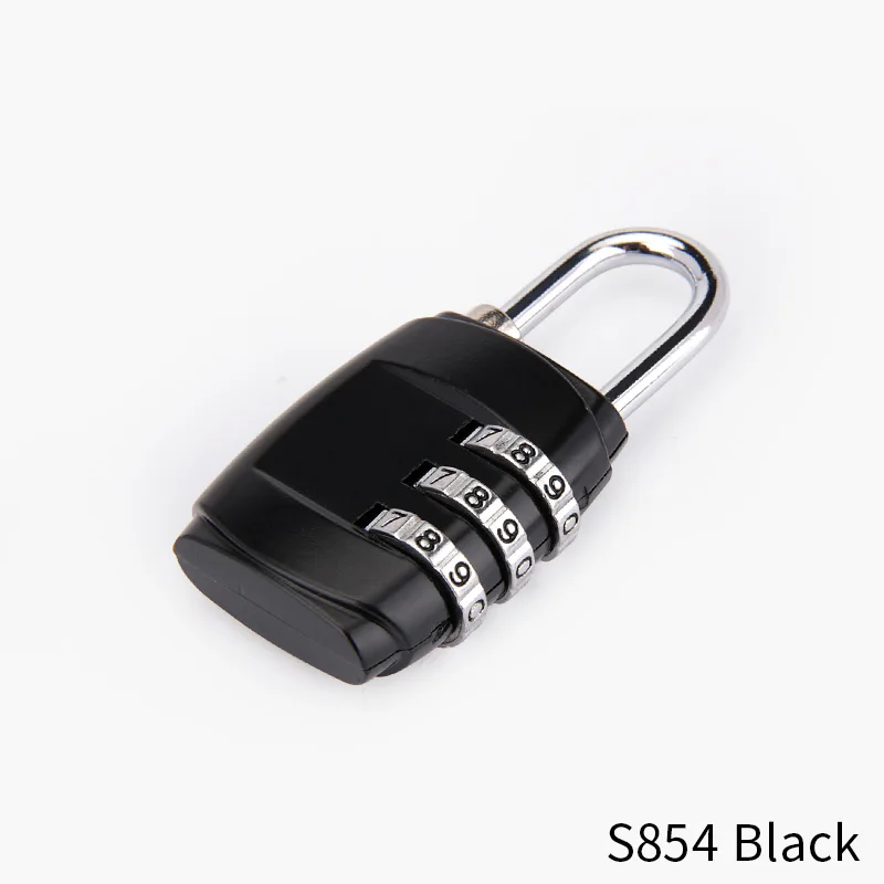 Outdoor travel anti-theft code locks Trolley travel luggage padlock accessories backpack drawer lock
