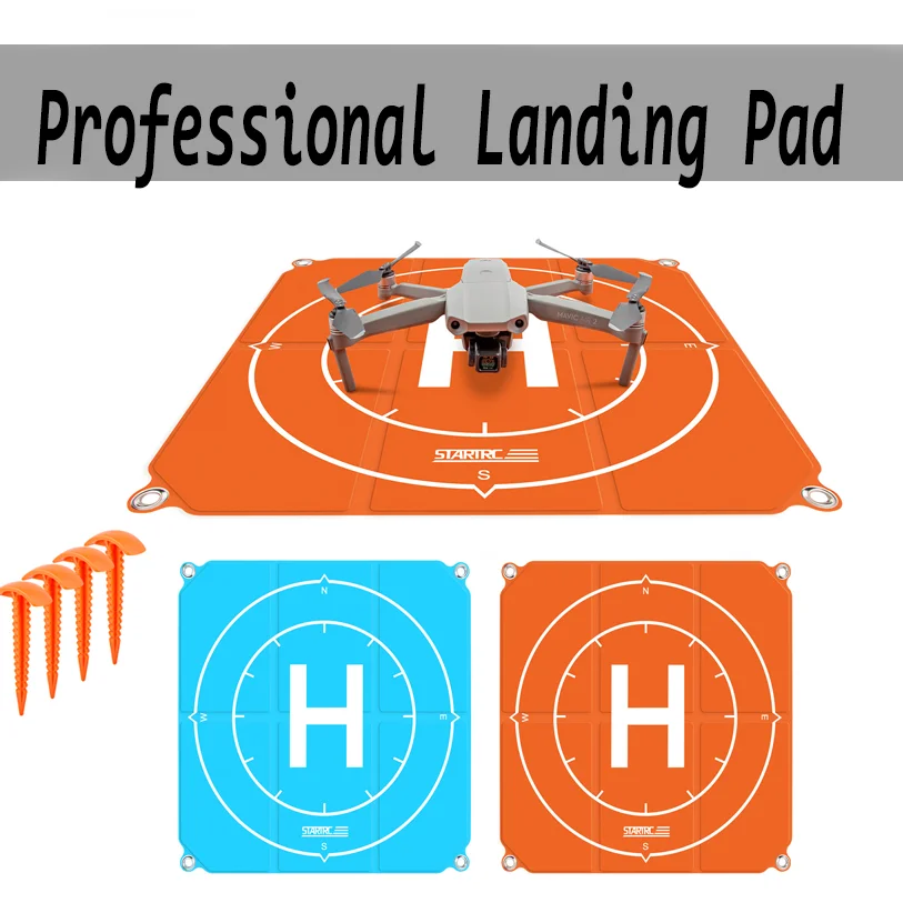 

For DJI Air 2S 50cm Drone Landing Pad Luminous Fast-fold Parking Apron Pad For FIMI X8 Mavic Mini Air 2 Phantom Inspire