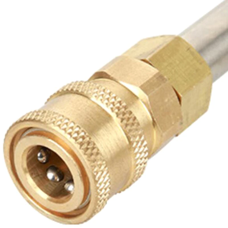 

Washing Machine with Car Wash Long Quick Plug 5 Color Nozzle Steel Tube Set Outer Wire M22 Inner 14 Holes