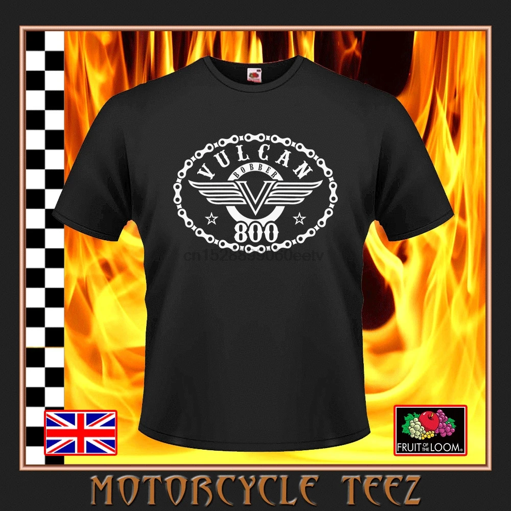 

Retro VULCAN VN800 V-TWIN BOBBER CRUISER INSPIRED - HIGH QUALITY BLACK T-SHIRT