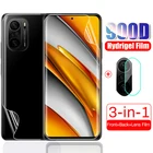 Гидрогелевая пленка xiomi poco f3 для xiaomi poco f3 f 3 pocof3 m3 m 3 pro m3pro, Защитная пленка для переднего и заднего экрана, не стекло