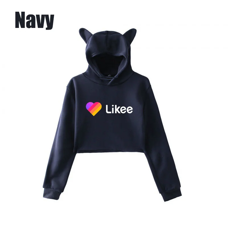 Bikinis Secret Women Harajuku Short Style Tops Young Girl Cute Cropped Hooded Pullover Fashion Printed Hoodies for Teenagers