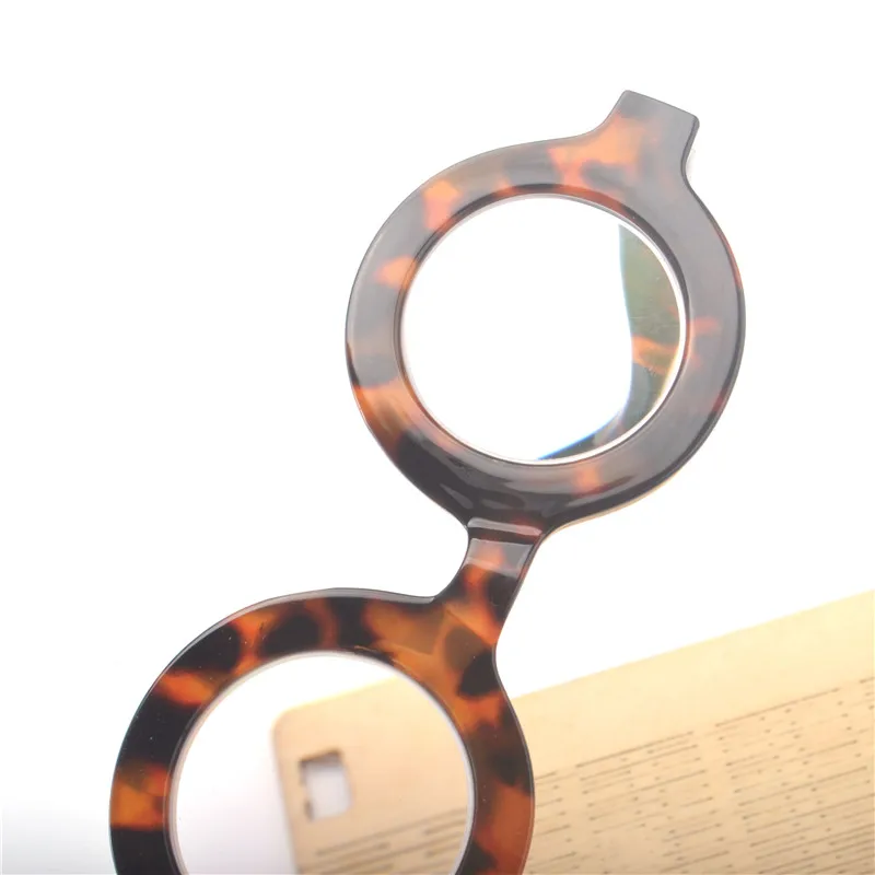 Сексуальные круглые женские классические леопардовые розовые очки для чтения