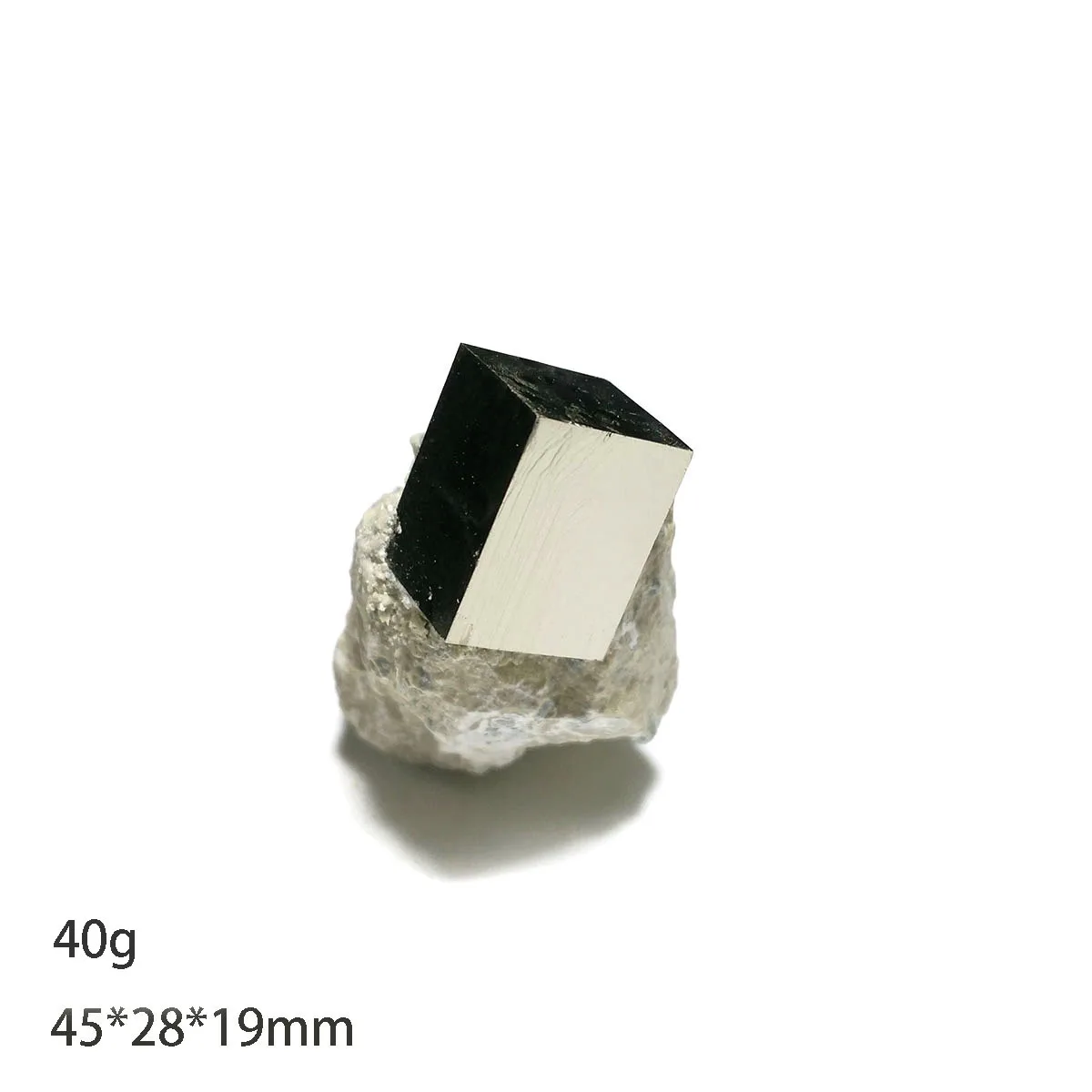 

40.7g A4-5 Rare Natural cube Pyrite Mineral Crystal Specimen Collectibles Decoration Gifts From Spain