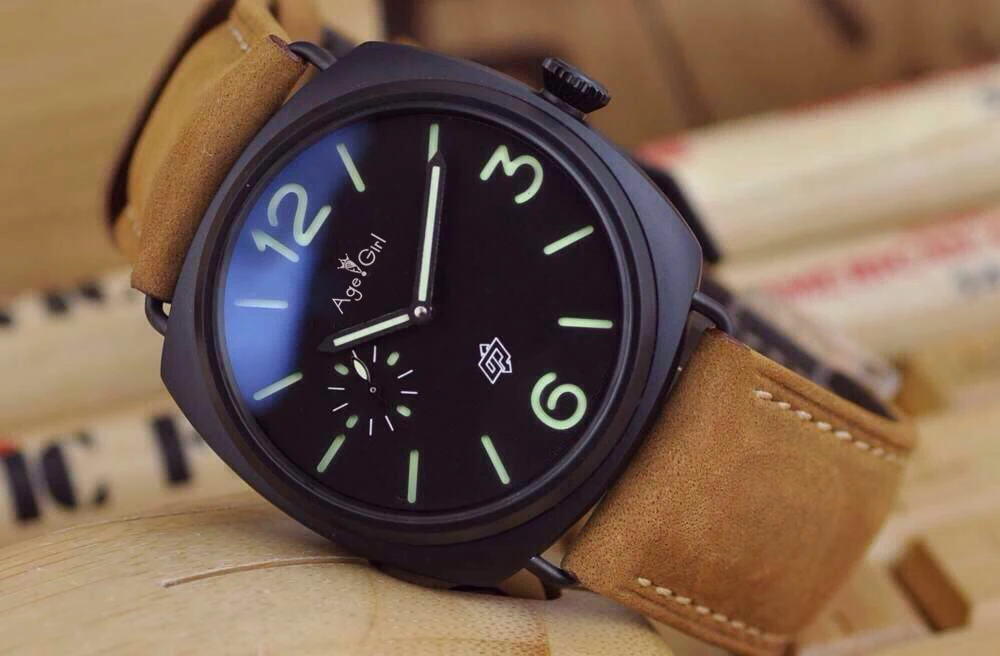 

Classic New Men Automatic Mechanical Sapphire Stainless Steel Watches Silver Black Brown Leather Luminous Gents Watch AAA+