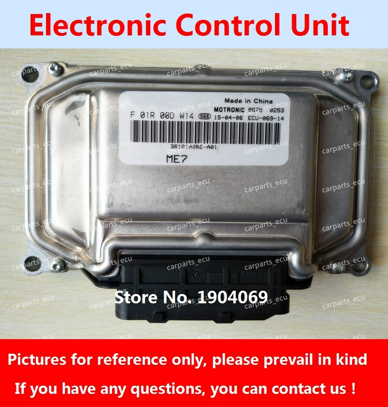 

Engine Computer Board F01R00DW14 3610100BE-A01 F01RB0DW14 ME7 ECU F01R00DM80 3610100AB-A01 F01RB0DM80 For Zotye Car