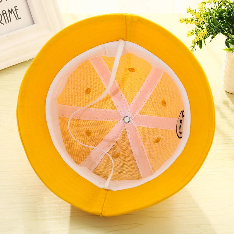 Новинка Сезон весна-лето Солнцезащитная шляпа для маленьких девочек Хлопковая