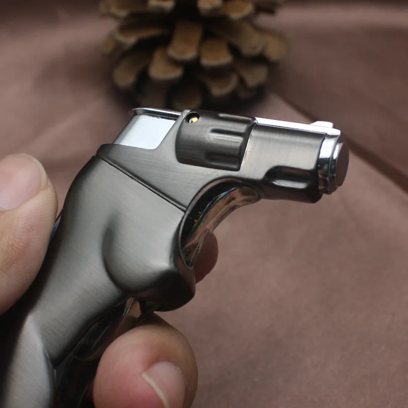 Мини Забавный газовый турбо фонарь зажигалки сигареты сигарные трубки гаджеты