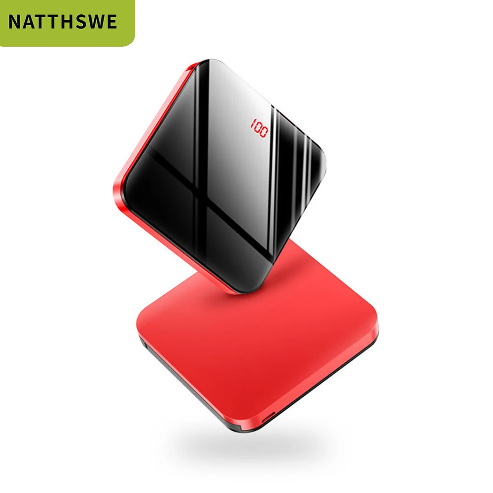NATTHSWE новинка 30000 мА/ч Дополнительный внешний аккумулятор для xiaomi iPhone huawei 2 USB