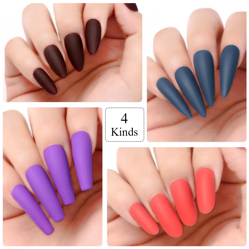 Наборы накладных ногтей MEET ACROSS 10 шт. натуральные прозрачные накладные ногти