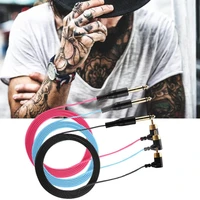 tattoo clip line silicone hook line for straight rca interface elbow connection line insert tattoo power supply thin line supply