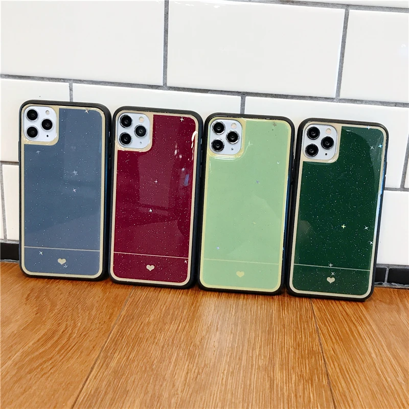 Блестящий блестящий чехол для телефона с изображением звезды оленя iPhone 6 6s 7 8 Plus X