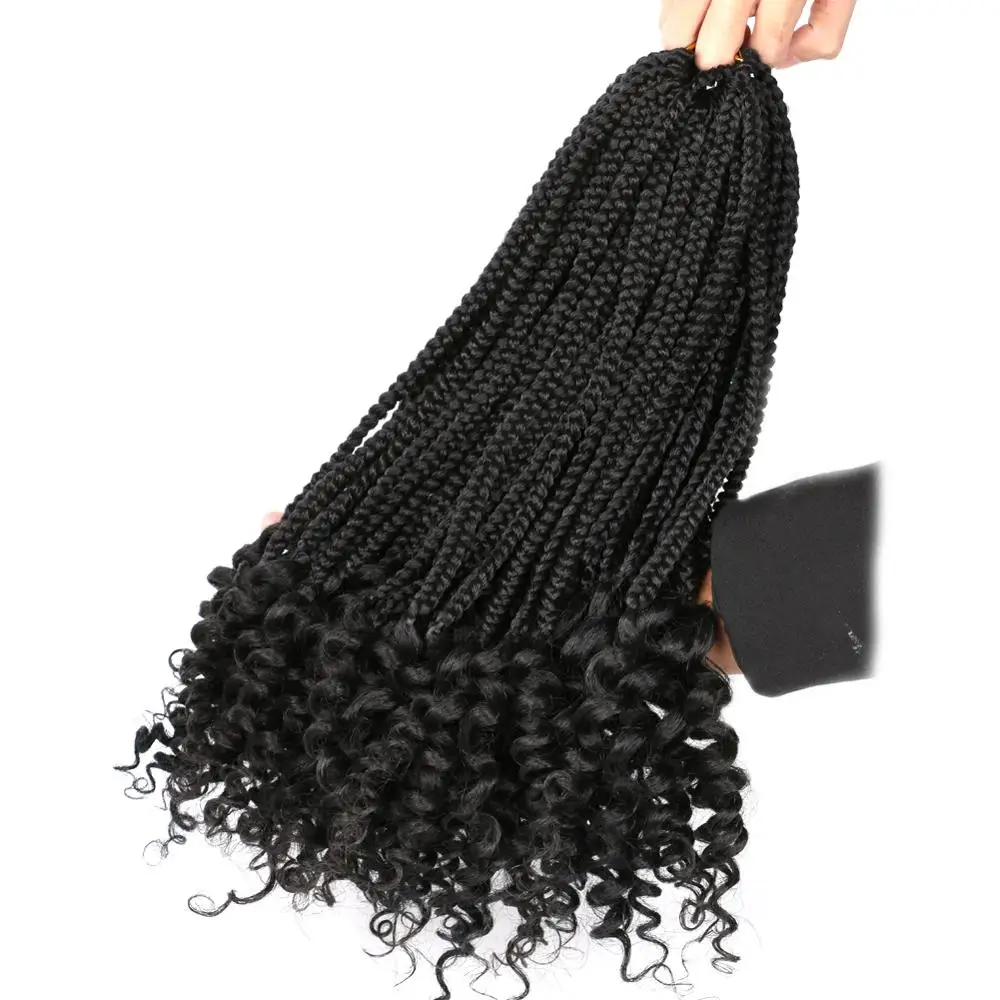 Ромашка 18 &quotкоробка косички кудрявые концы вязание крючком 22 корня/упаковка