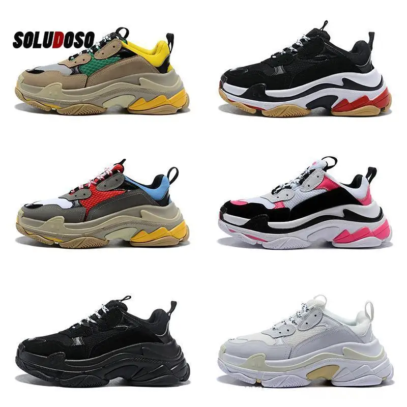 

2021 Paris Fashion Brand Designer Shoes Increase Running Shoes Male Father Shoes Female Leisure Sports Training Shoes Men Shoes