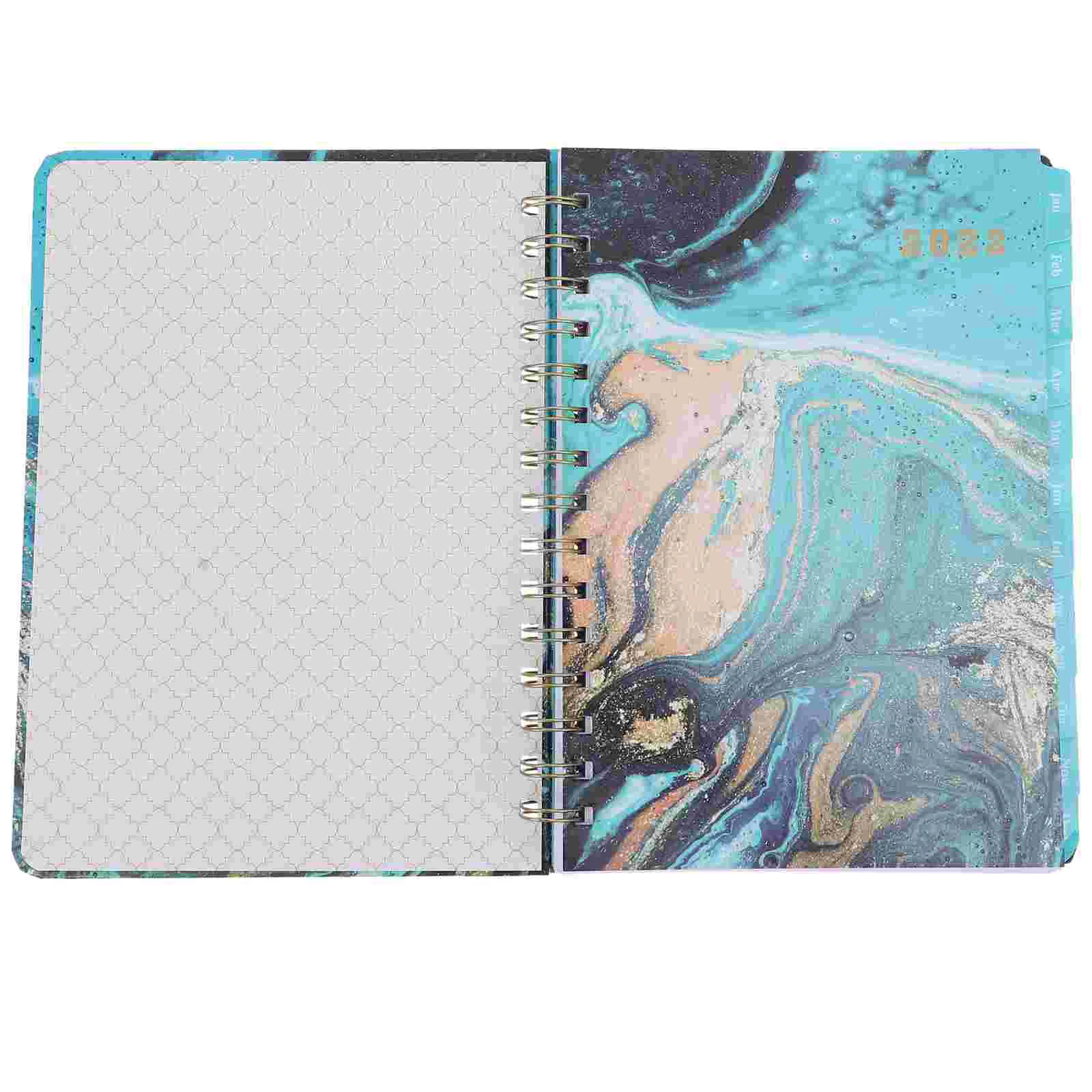 

1 Pc Beautiful 2022 English Notepad Portable Schedule Planning Book for Students Teachers