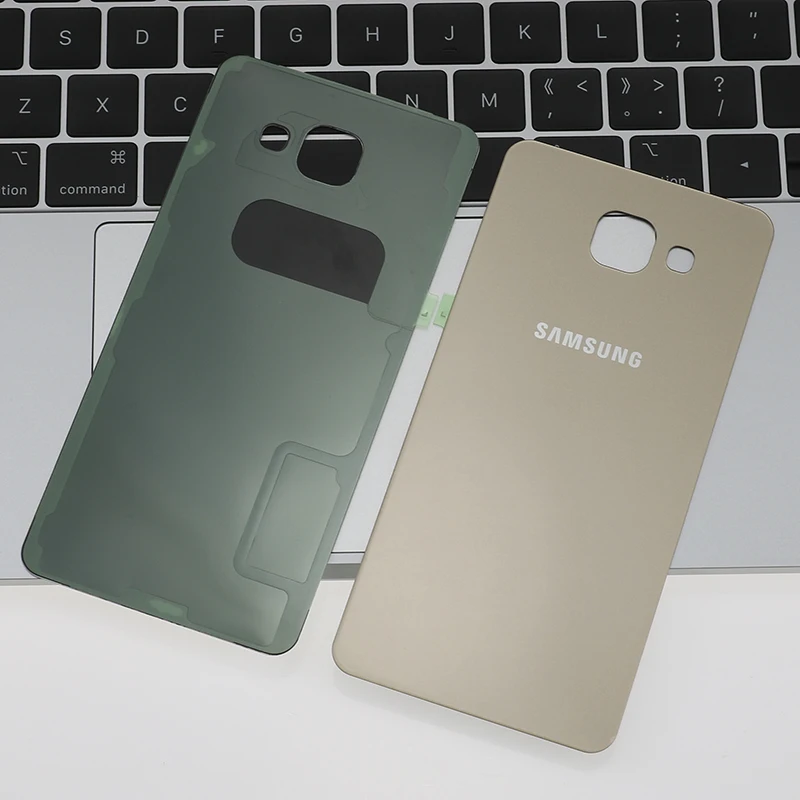 Оригинальный чехол для Samsung Galaxy A5 2016 A510 A510F задняя крышка аккумулятора 3D стекло