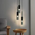 Nordic Loft медные Хрустальные подвесные светильники креативный стеклянный подвесной светильник для бутылки дизайн спальни прикроватный светильник домашний декор светильники