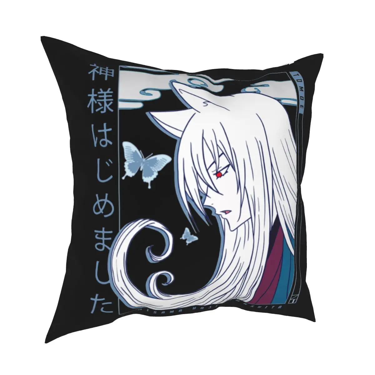 

Tomoe Kamisama Kiss Pillowcase Printed Polyester Cushion Cover Decor Anime Manga Throw Pillow Case Cover Home Zippered 18"