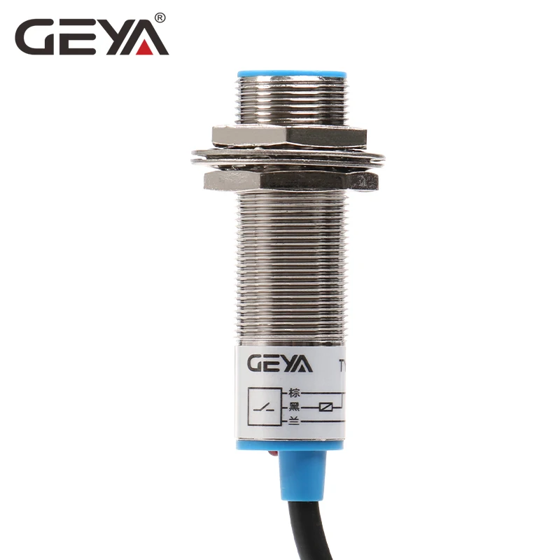 GEYA датчик приближения 5 мм расстояния индуктивный NPN PNP Постоянный ток 10 30 в M18
