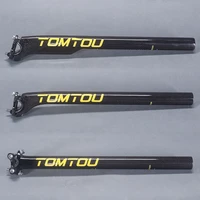 tomtou ultralight cycling road bike seatpost mountain bicycle seat post 27 230 831 6mm 3k carbon glossy setback 0mm 5mm 20mm