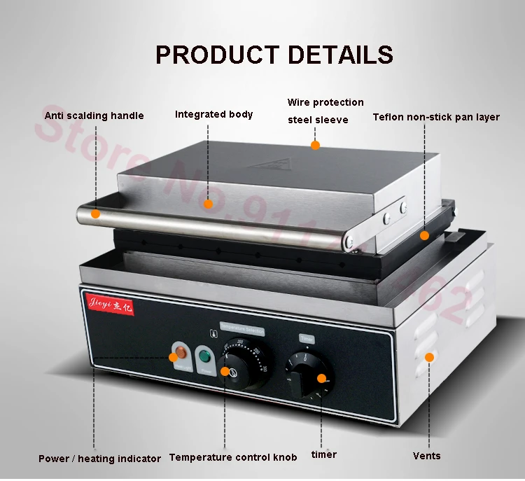 Offerte Lecca Lecca Waffle Elettrico Waffle Salsiccia Macchina Croccante Francese Hot Dog Lecca Lecca Lecca Colazione Padella