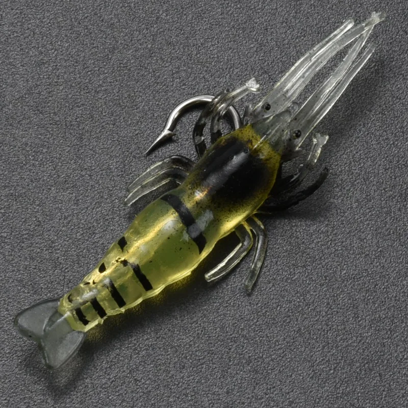 10 шт. имитация креветок креветка из мягкого материала крючок приманка рыболовные