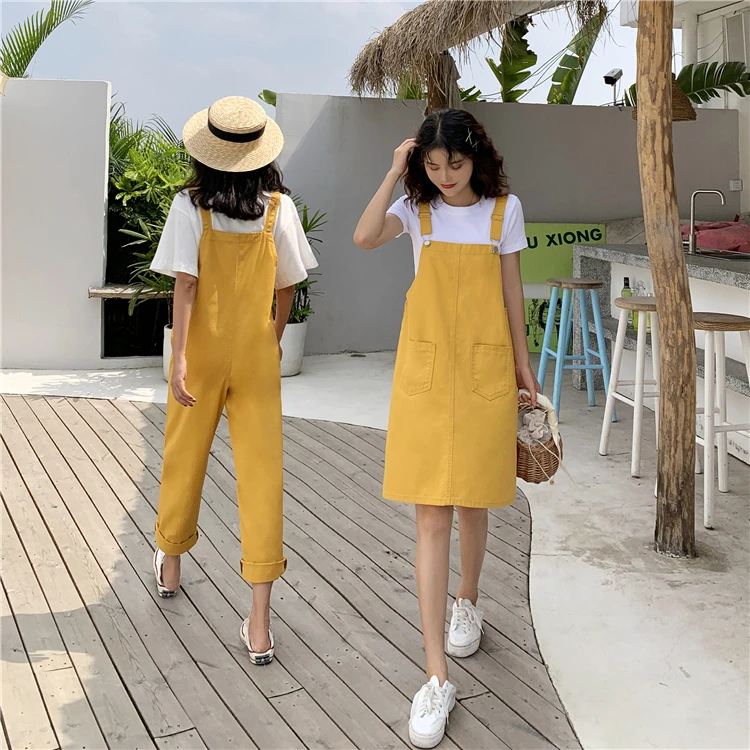 

Women Korea Wide Leg Pants Female Pockets Trousers Casual Spring Summer Autumn Loose Holiday Overalls Pants Streetwear Fashion
